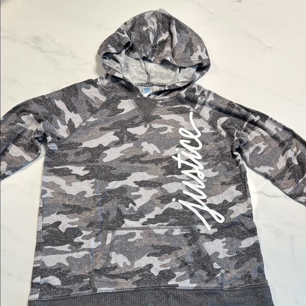 Justice Camouflage Girls’ Hoodie